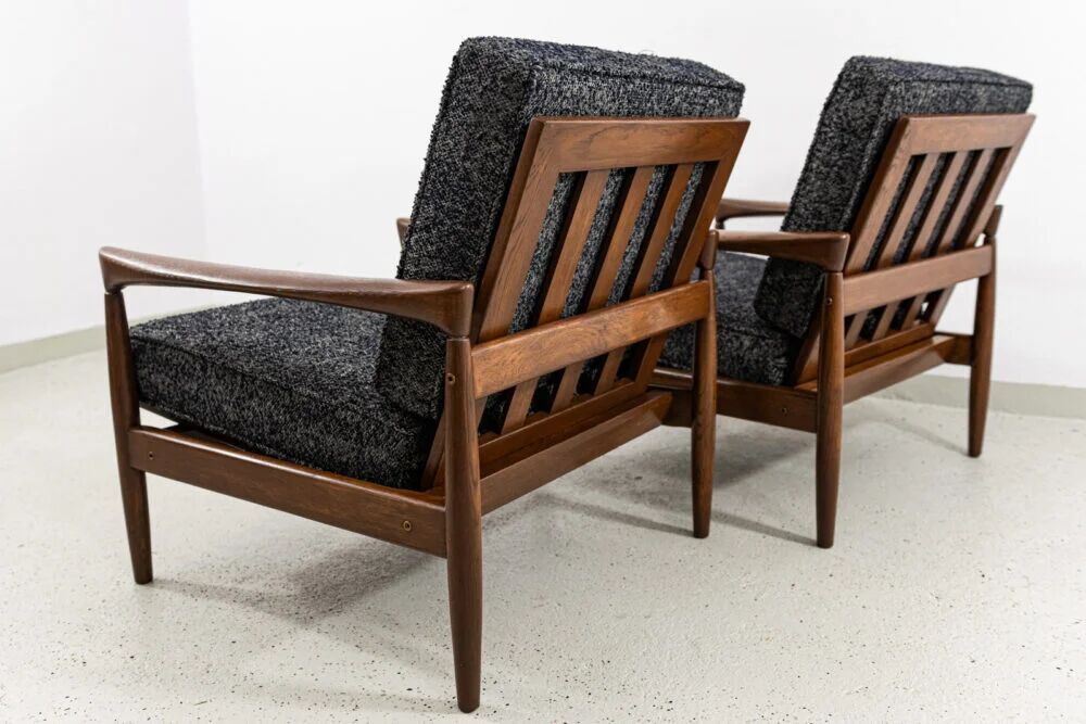 Vintage IKEA "Kolding" armchair by Erik Wørts for IKEA, 1960, pair of 2