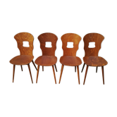 4 Baumann bistro chairs model gentian 50's
