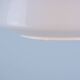 Vintage Mid-Century Baby Blue Glass and Brass Pendant Lamp