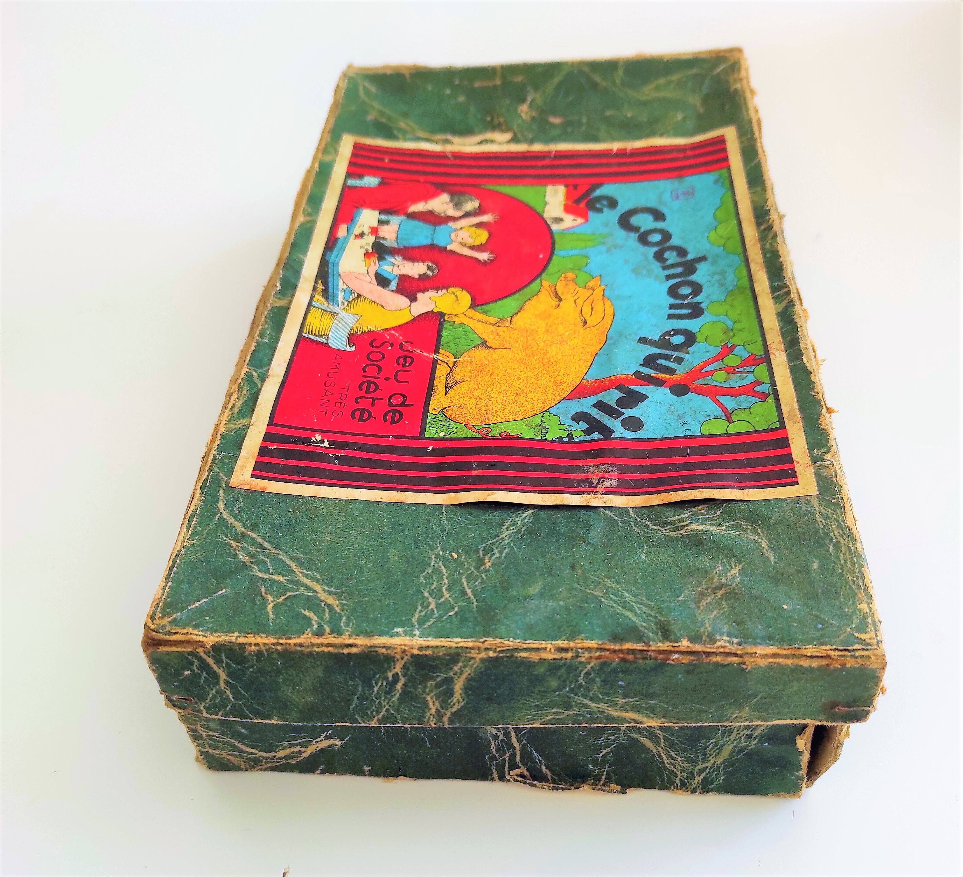 Jeu de societe  ancien  : le cochon qui rit vers 1957/1960