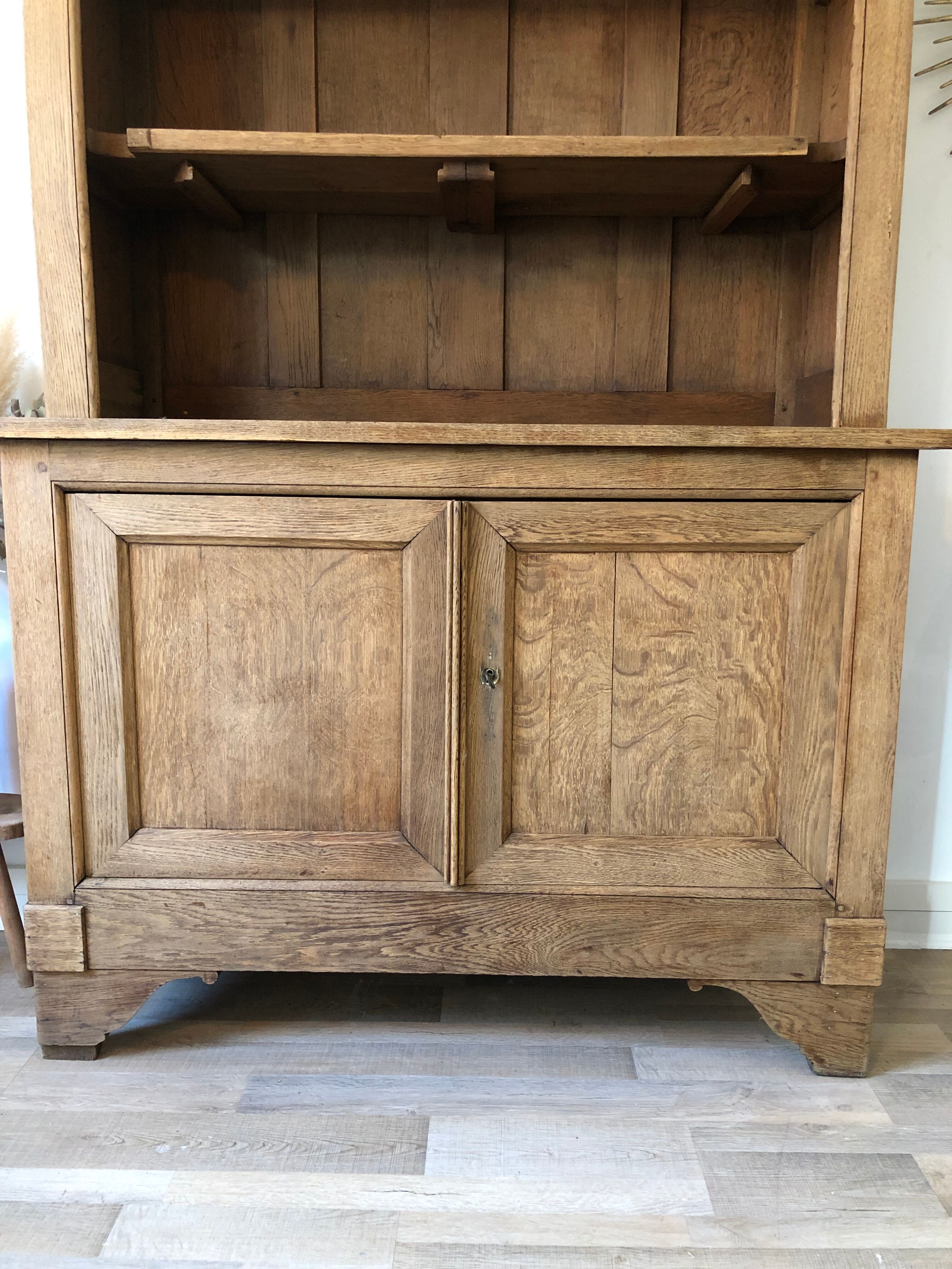 Solid oak cupboard