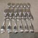 12 silver plated table forks by Christofle Vendome