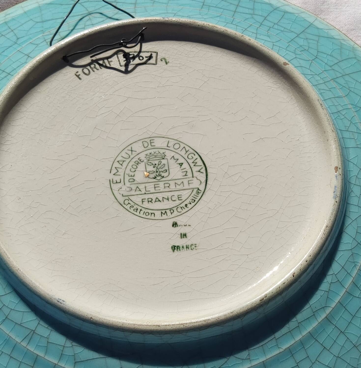 Longwy enamel plates - Palermo model