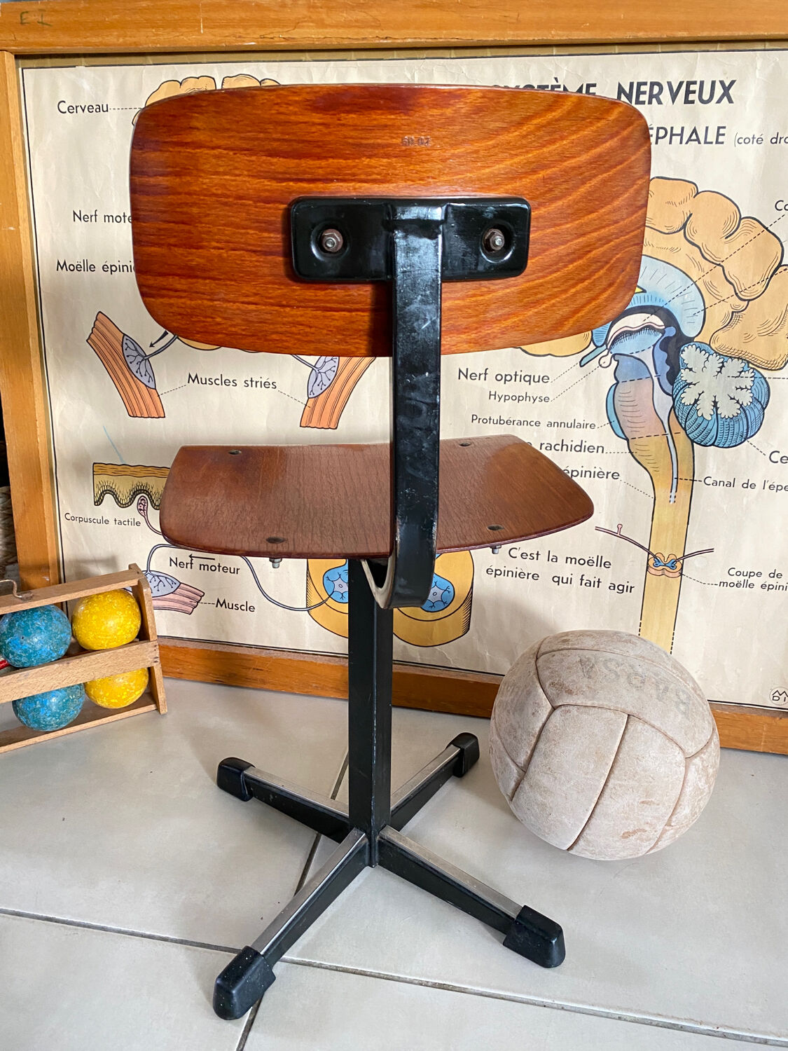 Vintage Marko children's school chair