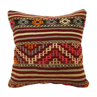 40x40 cm Kilim Cushion,Vintage Cushion Cover.