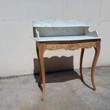 Toilet table, marble top