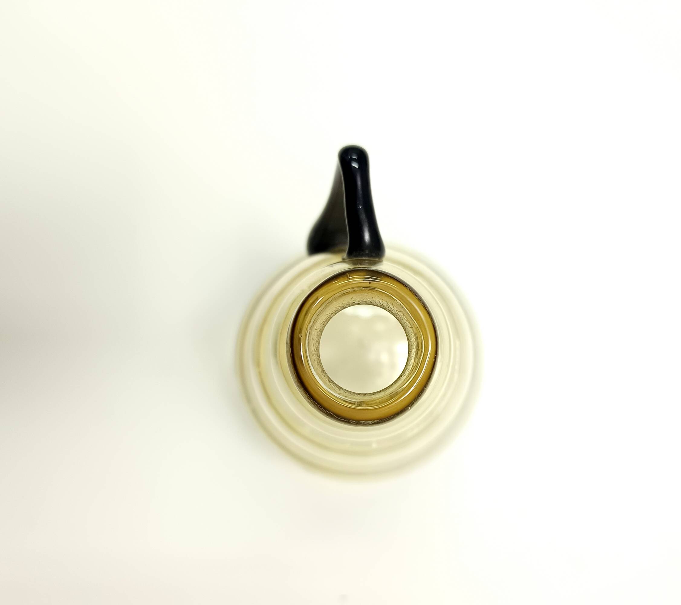 Straw Colored Murano Glass Pitcher Vase attr. to Vittorio Zecchin, Italy