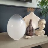 Vintage glass egg lamp