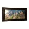 Framed watercolor, floral theme
