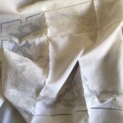 Japanese coat of white linen yarn