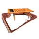 Danish Scandinavian coffee table circa