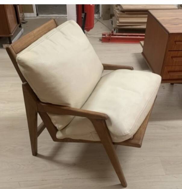 Fauteuil scandinave vintage en teck