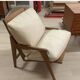 Fauteuil scandinave vintage en teck
