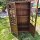 Wooden glass sideboard