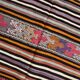 5x8 Kilim Colorful Striped Vintage Wool Kilim Rug, 160x232 Cm