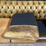 Leather Chesterfield sofa