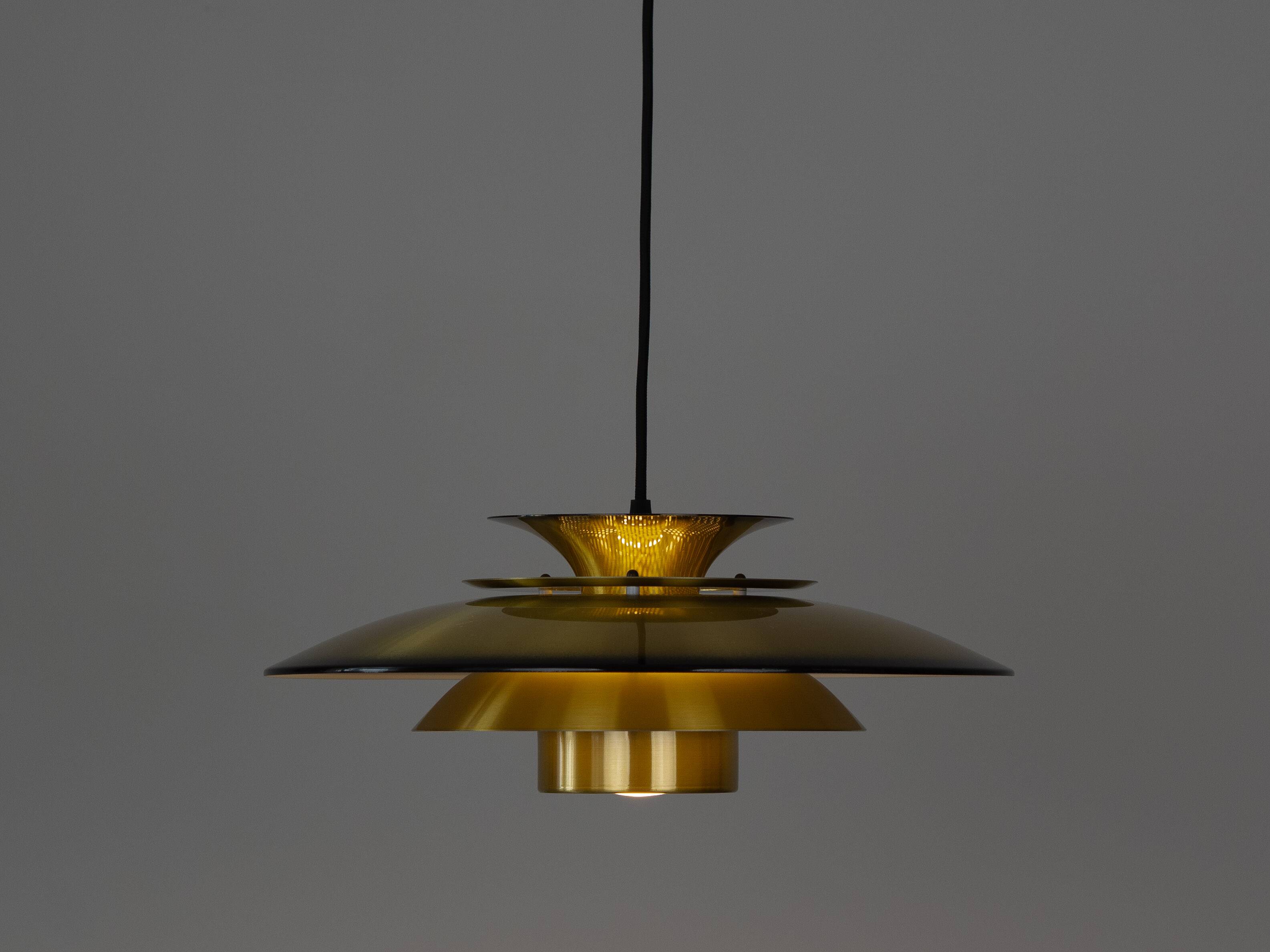 Danish vintage pendant lamp Roma from 1980s