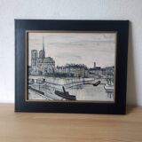 Bernard Buffet The City of Notre Dame Vintage