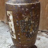 Satsuma vase bronze frame