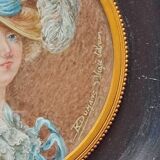 Portrait miniature de K. Dumans