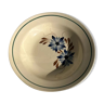 Hand-painted handmade plate blue flower A