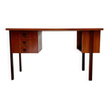 Mid-century modern teak desk by Asko Finland, 1960s.