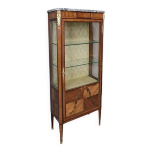 vitrine en marqueterie