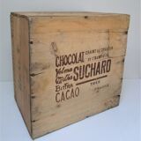 Vintage Skated Wood Case Suchard