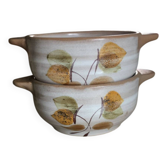 Two Niderwiller stoneware bowls