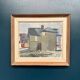 Original Swedish Oil on Canvas – “Sage House” by Gustav‑Adolf Johansson – Signed – Vintage & Framed