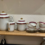 Limoges porcelain coffee service for 6 people