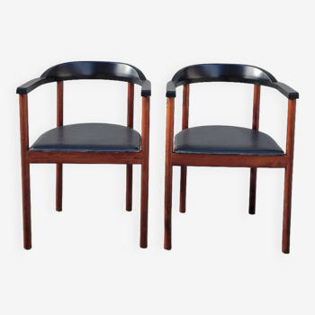 Pair of Scandinavian designer armchairs - 1970s