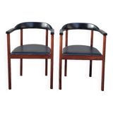 Pair of Scandinavian designer armchairs - 1970s
