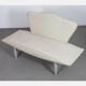 Banquette en similicuir des années 1980