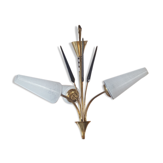 Chandelier 3 branches years 50