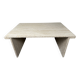 Vintage travertine side table