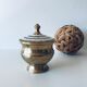 Brass and mother-of-pearl box
