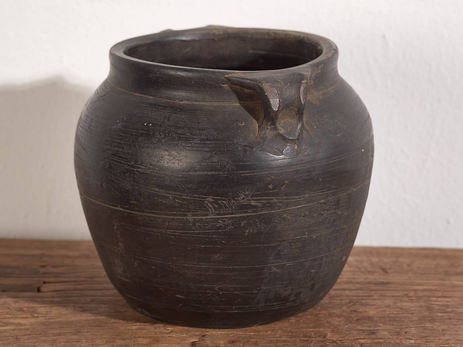 Small antique dark-colored vase (circa 1900) #1