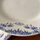 Service of 6 flat plates Creil et Montereau labrador – Model Mir