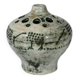 Jacques BLIN (1920-1995) - flower vase decorated with sheep