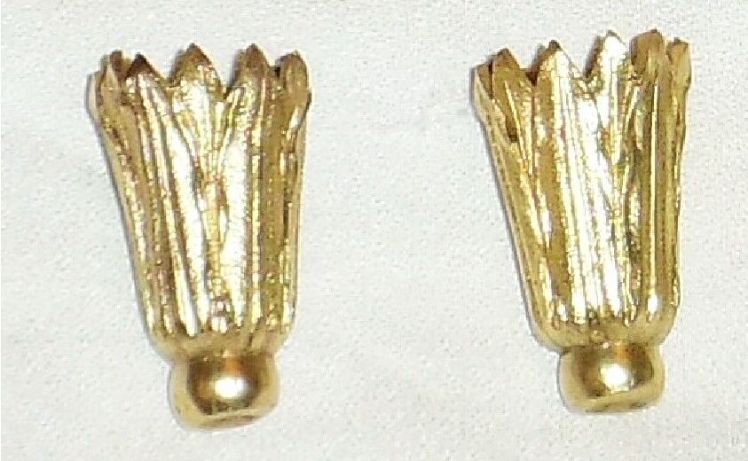 Set of 4 clogs Louis XVI in bronze