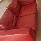 2-seater leather sofa - bo concept