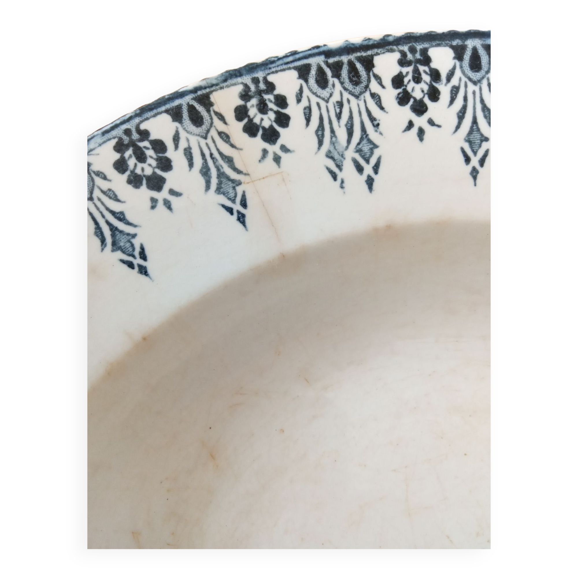 Three soup plates in Terre de fer, Sarreguemines, Algiers
