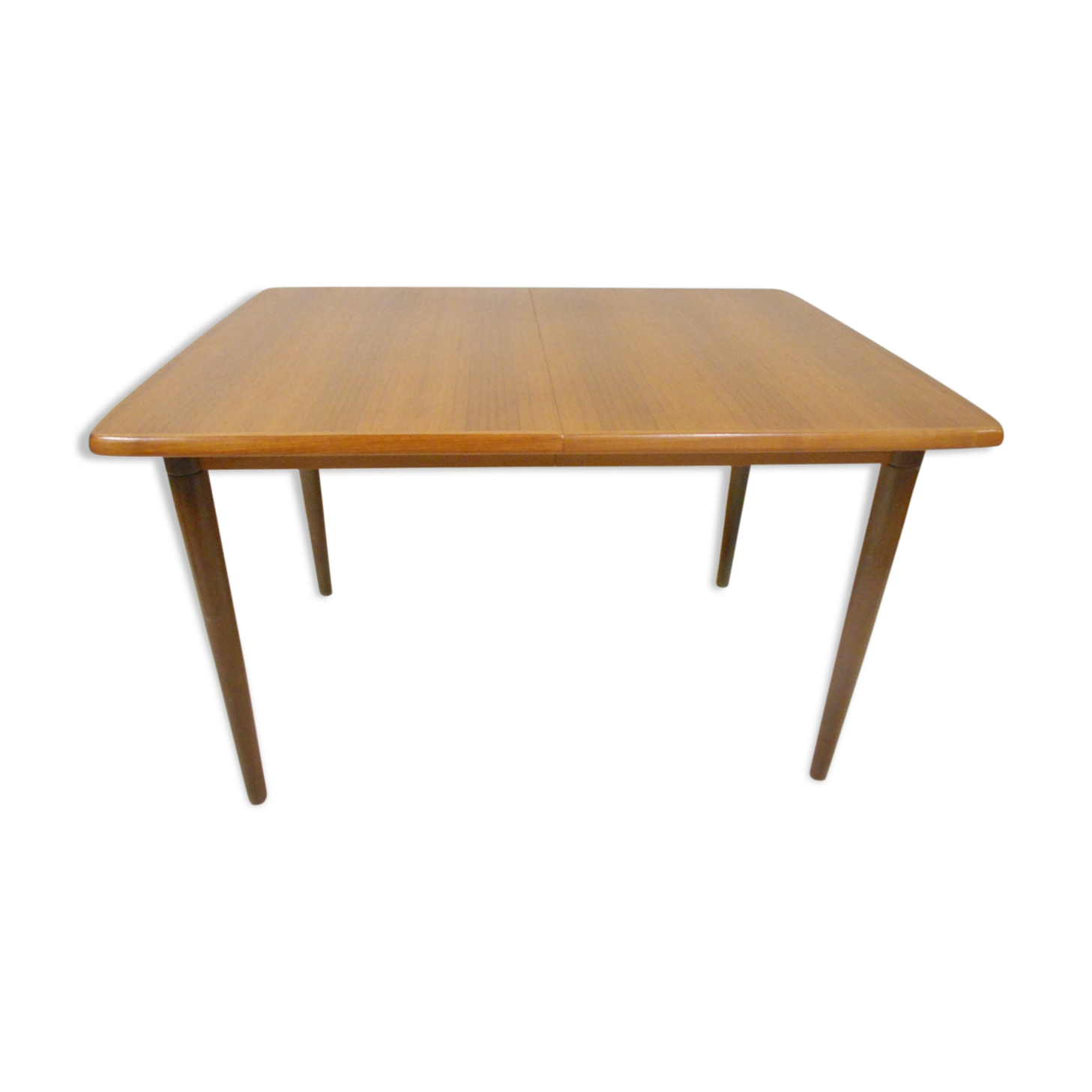Scandinavian teak expandable table