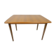 Scandinavian teak expandable table