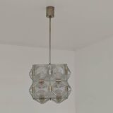 Pyramid chandelier by Jaroslav Bejvl for Preciosa, Kamenicky Senov 1967
