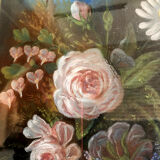 Pastel XIXth, flowers of the fields