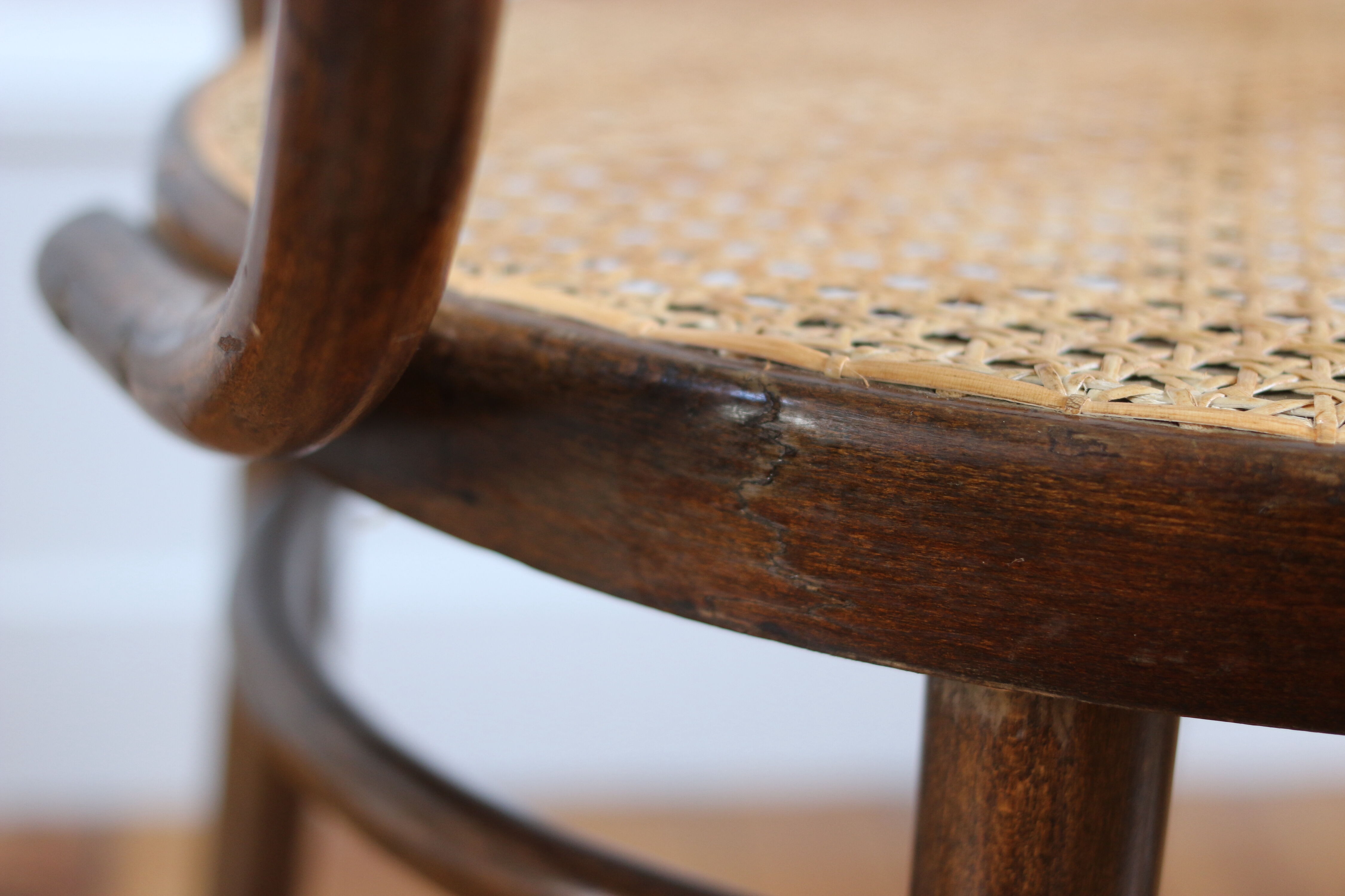Pair of vintage armchairs Thonet 209 Le Corbusier Radomsko edition