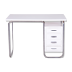 Bureau bauhaus blanc fabriqué dans les années 1930 en allemagne par robert slezak - restauré
