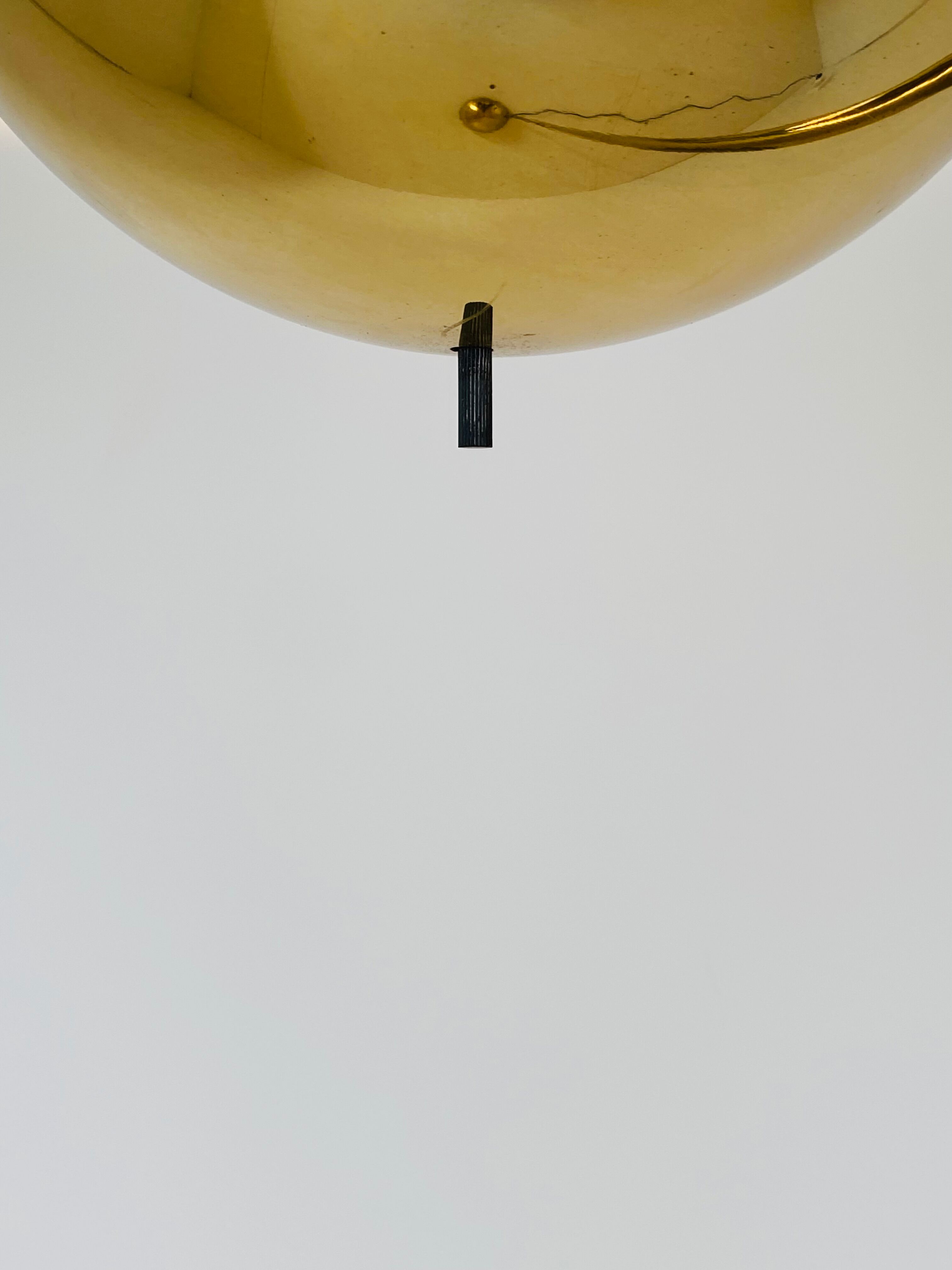 Golden floor lamp by Tronconi, Italy 1980s